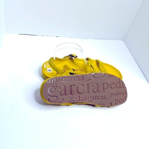 PEDRO GARCIA Adal Strappy Sandal In Castoro Maize Size 8 - Picture 5 of 5